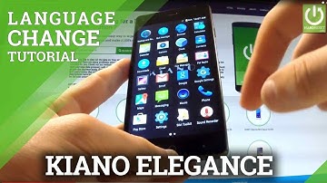 How to Change Language KIANO Elegance 5.0 - KIANO Language Settings