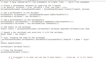 Office Open XML SDK  Demo