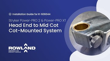 Install Guide - Head End to Mid Cot Block (R-606044) - Stryker PPXT & PP2