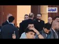 لحظة وصول جمال مبارك إلى عزاء هاني شاكر