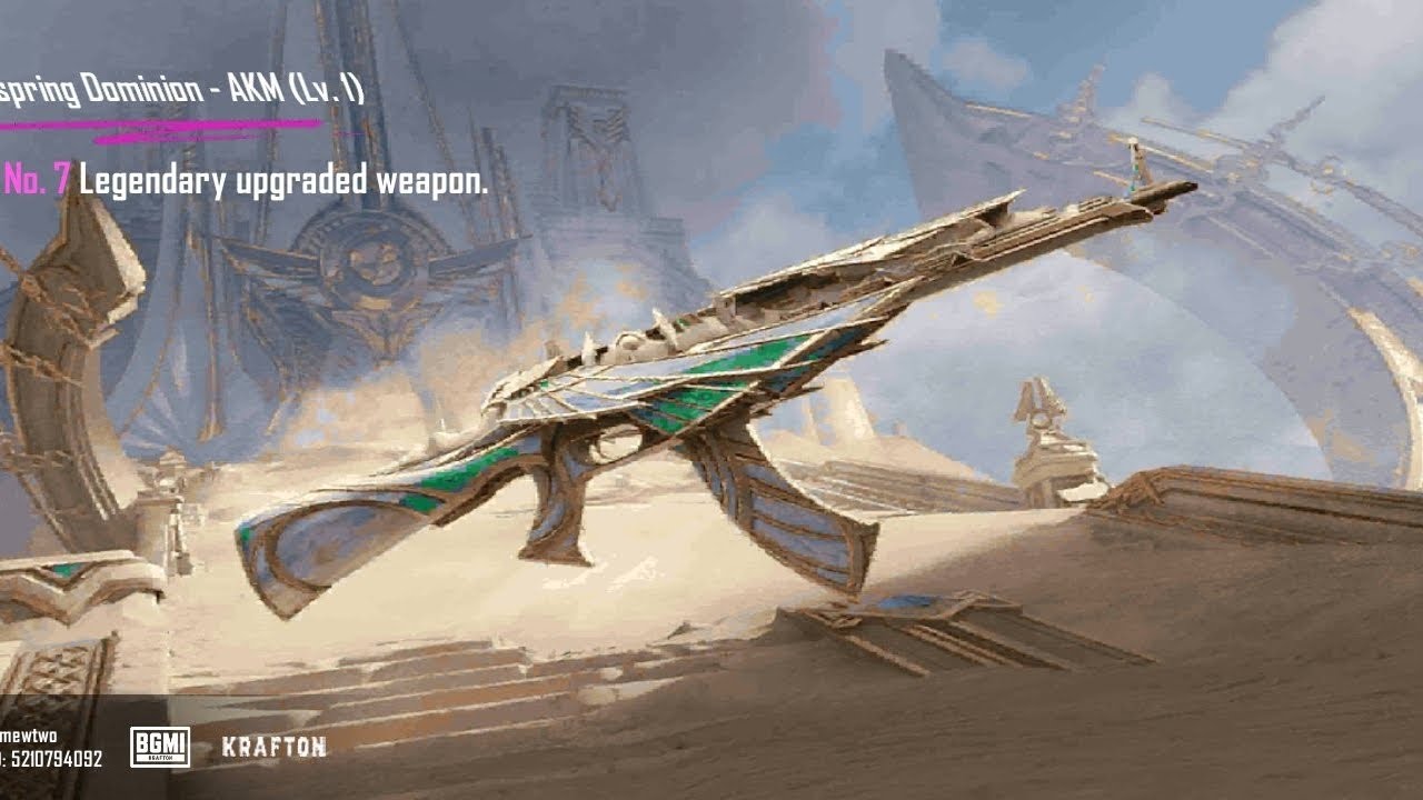 NEW AKM SKIN | DW MEWTWO GAMING 