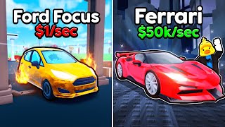 I Upgraded from $1 to $1,000,000 Car in Roblox My Workshop! screenshot 5