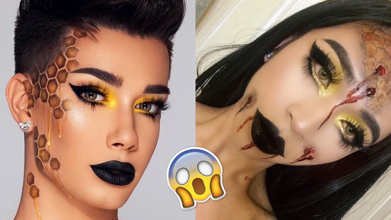 Recreating James Charles Makeup Look Out Of His Pallet YouTube