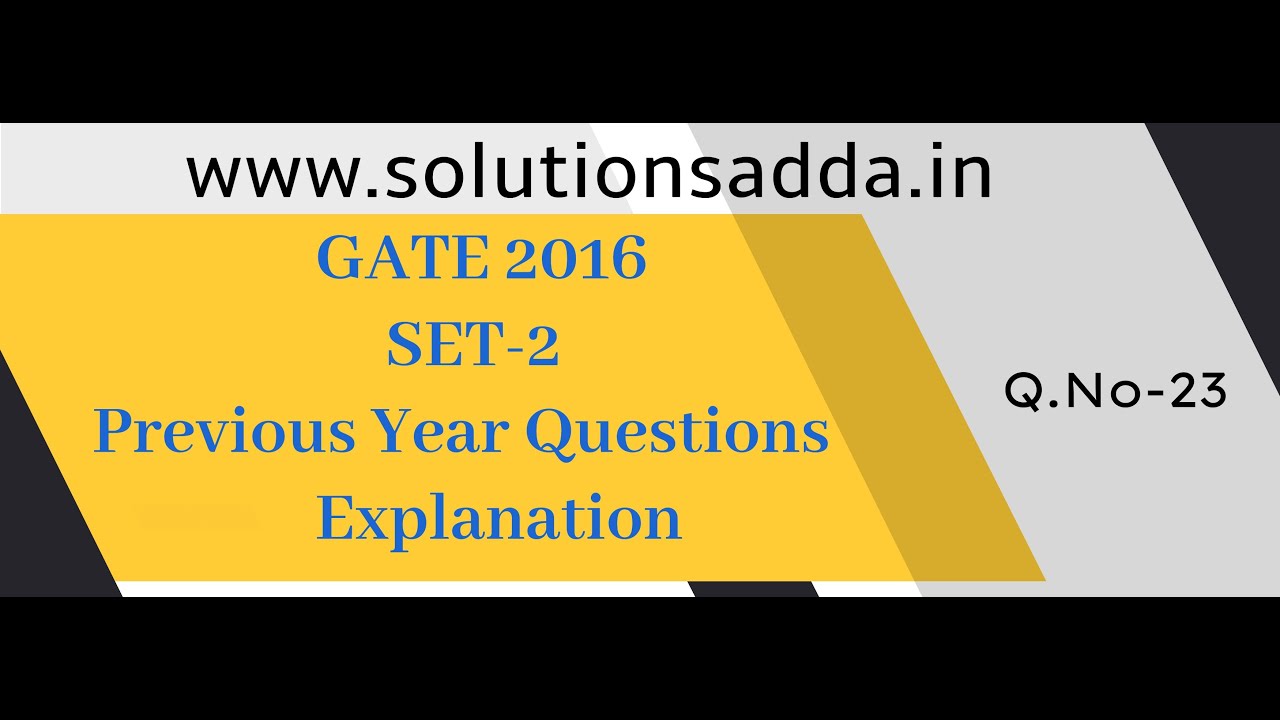 C Programming | Functions | CS GATE PYQs | GATE 2016 Set-2 Solutions ...
