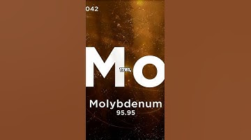 Je zult niet geloven wat molybdeen doet!