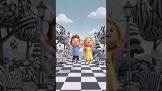 Black and White Color Song for Kids 🖤🤍 | Nursery Rhymes & Learning Colors#Black And White #nursery