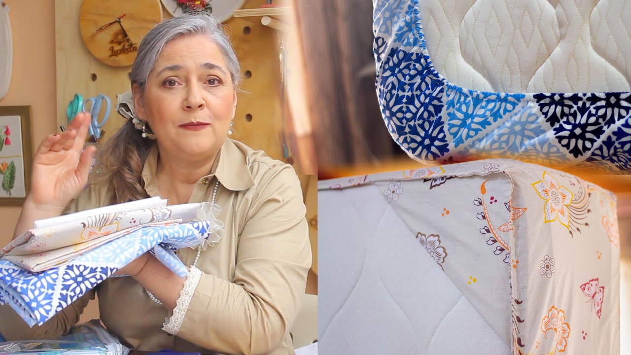 Как сделать ПОДРЯДНЫЕ ПРОСТЫНИ на любой матрас: БЕЗ РЕЗИНКИ и С РЕЗИНКОЙ/бизнес-идея.