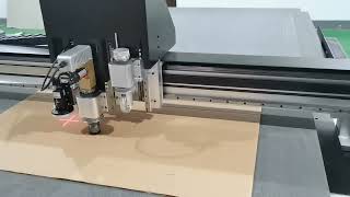 box sample cutting machine oscillating knife cutting and cleasing machine.