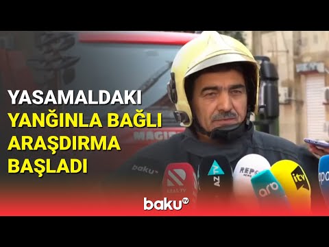 FHN-dən Yasamaldakı yanğınla bağlı açıqlama