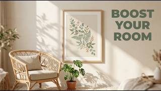 Boho Botanical Wall Art: Sage Green Leaf Print screenshot 5