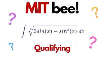 TRIGONOMETRY Integral from MIT Integration Bee Qualifying test | 2025