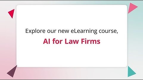 E-learningcursus AI voor advocatenkantoren