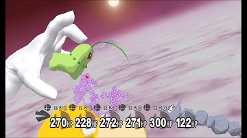 Super Smash Bros. Melee Crazy Mod Request: 5 Wireframes vs. Crazy Hand