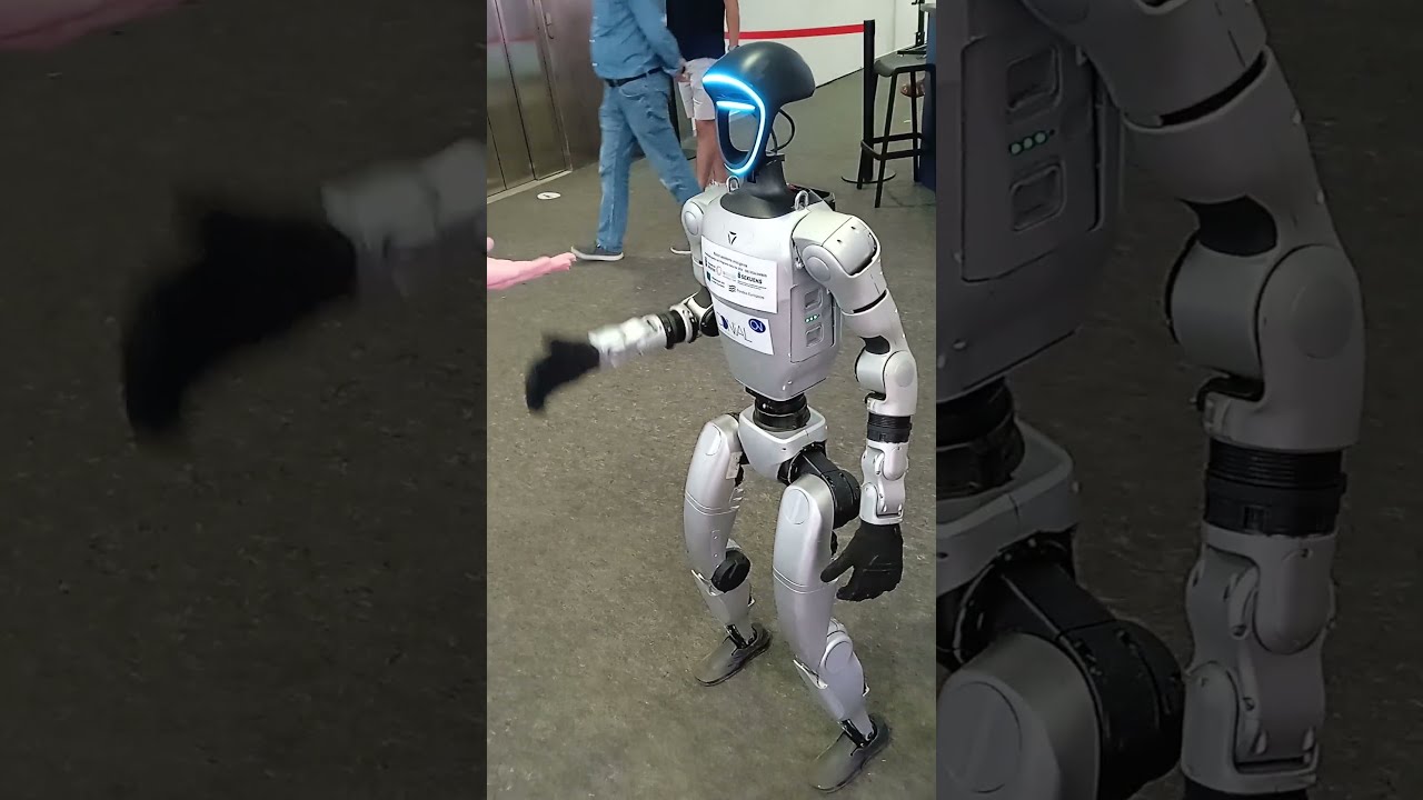 Unitree G1 en feria de Asturias FIDMA 2026 (Gijón) #robot #robotics #drone