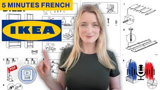 French chit-chat - IKEA | 5 Minutes Slow French with French and English Subtitles