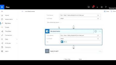 Save Multiple SharePoint List Attachments to Onedrive using Microsoft Power Automate
