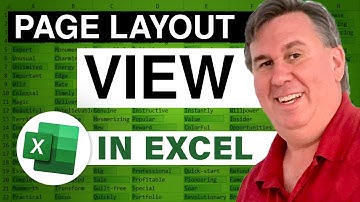 Excel - Page Layout View versus Page Break Preview in Excel - Episode 1268