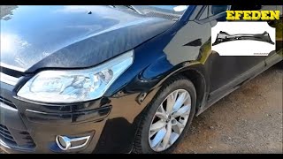 Citroen C4 Ön Cam Izgarası su izolasyonu ve Montaj #CitroenC4