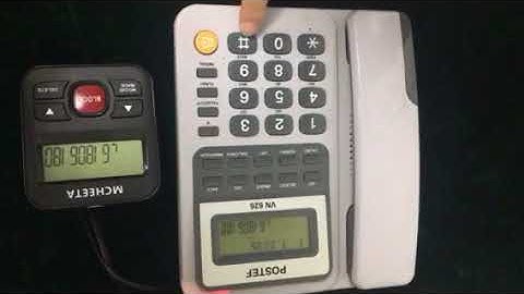 How to reset MCHEETA 801 call blocker?