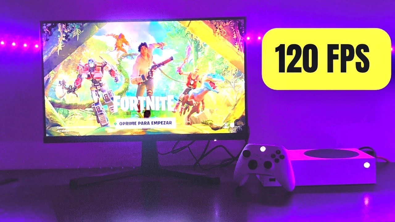 PRIMERA VEZ JUGANDO a 120 FPS en FORTNITE en XBOX SERIES S | ¿Vale la ...