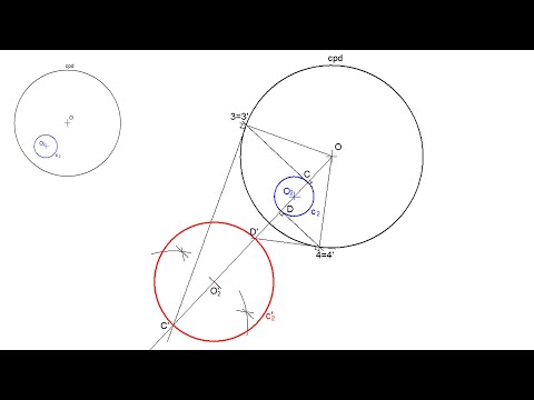 Inversion of a Circle Inside the reference circle and not passing through its Center