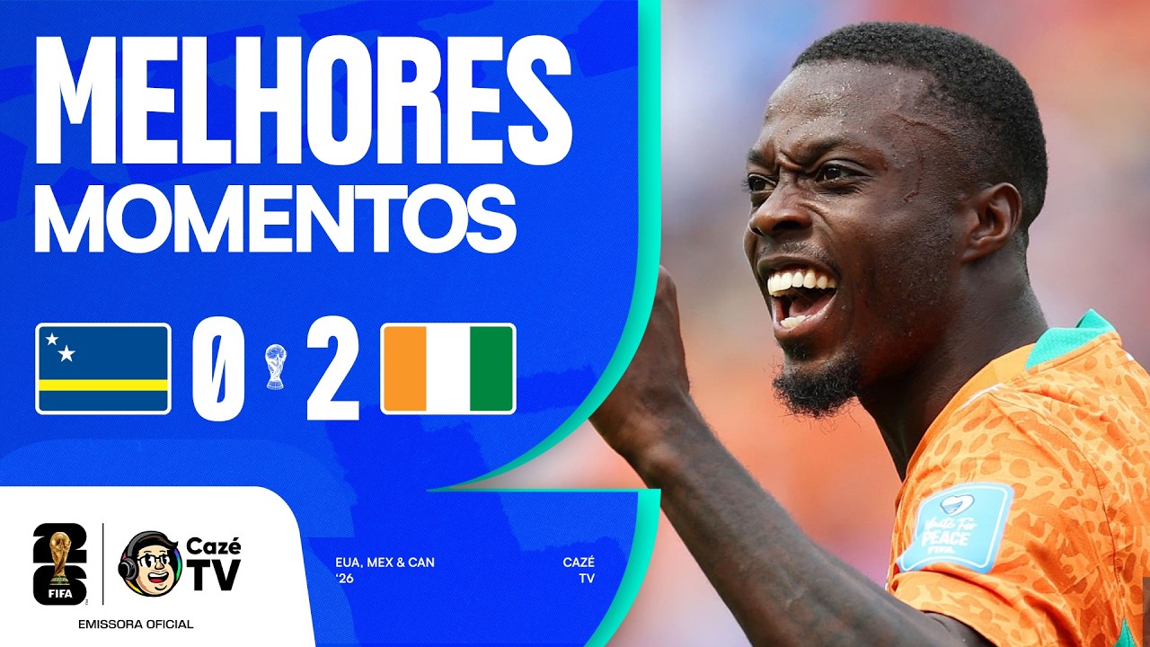MELHORES MOMENTOS: CURAÇAO 0 X 2 COSTA DO MARFIM | COPA DO MUNDO FIFA™ 2026  | FASE DE GRUPOS
