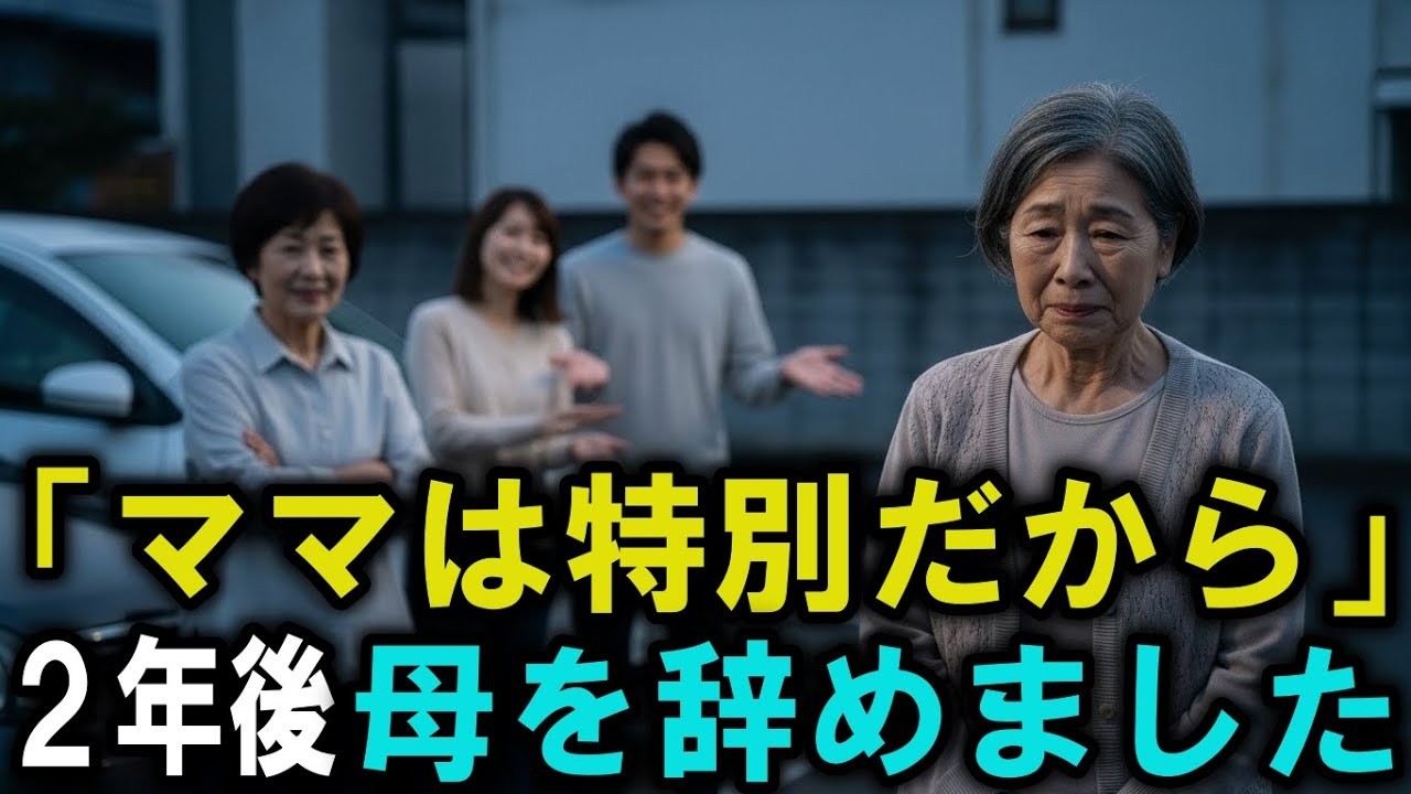 実家の駐車場を“嫁母専用”に奪われた日──2年後、私は母を辞めました