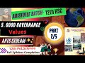 12th Pol.Science| Chp:-03 ' Contemporary India: Good Governance| PART 02| HSC ARTS STREAM| HSC Exam
