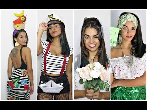 fantasia de carnaval feminina improvisada