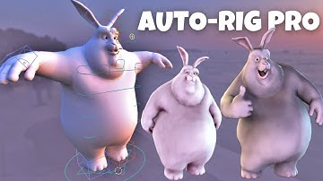 Auto-Rig Pro Tutorial : Rig Big Buck Bunny | Quick & Easy Character Rigging in Blender 3D