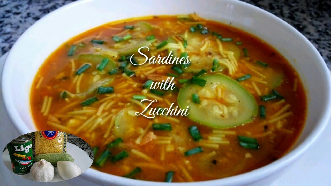 Simpleng ulam Sardines with Zucchini recipe YouTube