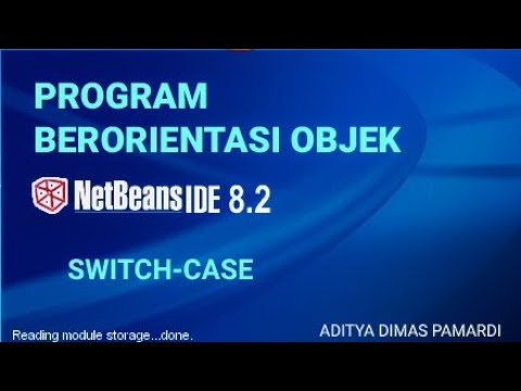 Tugas PBO-B1 Penggunaan Switch-Case dalam Source Code Pada Aplikasi NetBeans