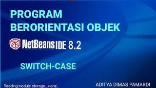 Tugas PBO-B1 Penggunaan Switch-Case dalam Source Code Pada Aplikasi NetBeans