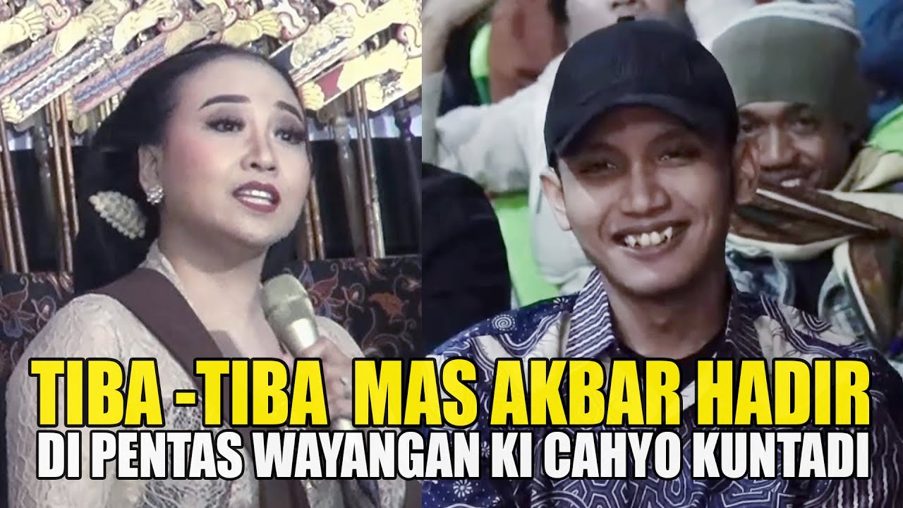 TIBA-TIBA MAS AKBAR SYAHALAM HADIR DI WAYANGAN KI CAHYO KUNTADI