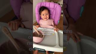 Baby Aylin Has a Breakfast Complaint 🥣🥹 #Shorts #Baby #BabyFood #MomLife #aylínmujica
