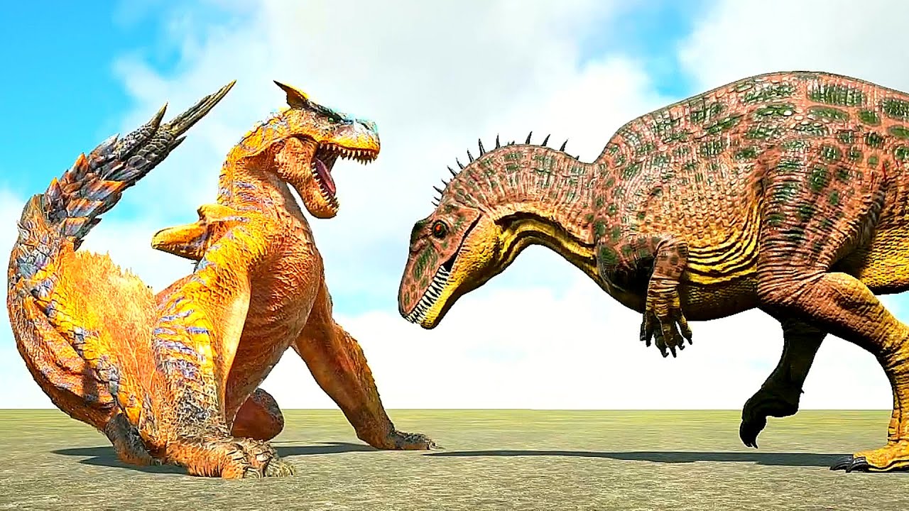 Ark Survival - TIGREX vs ACRO/BRACHIO and more [Ep.674] - YouTube