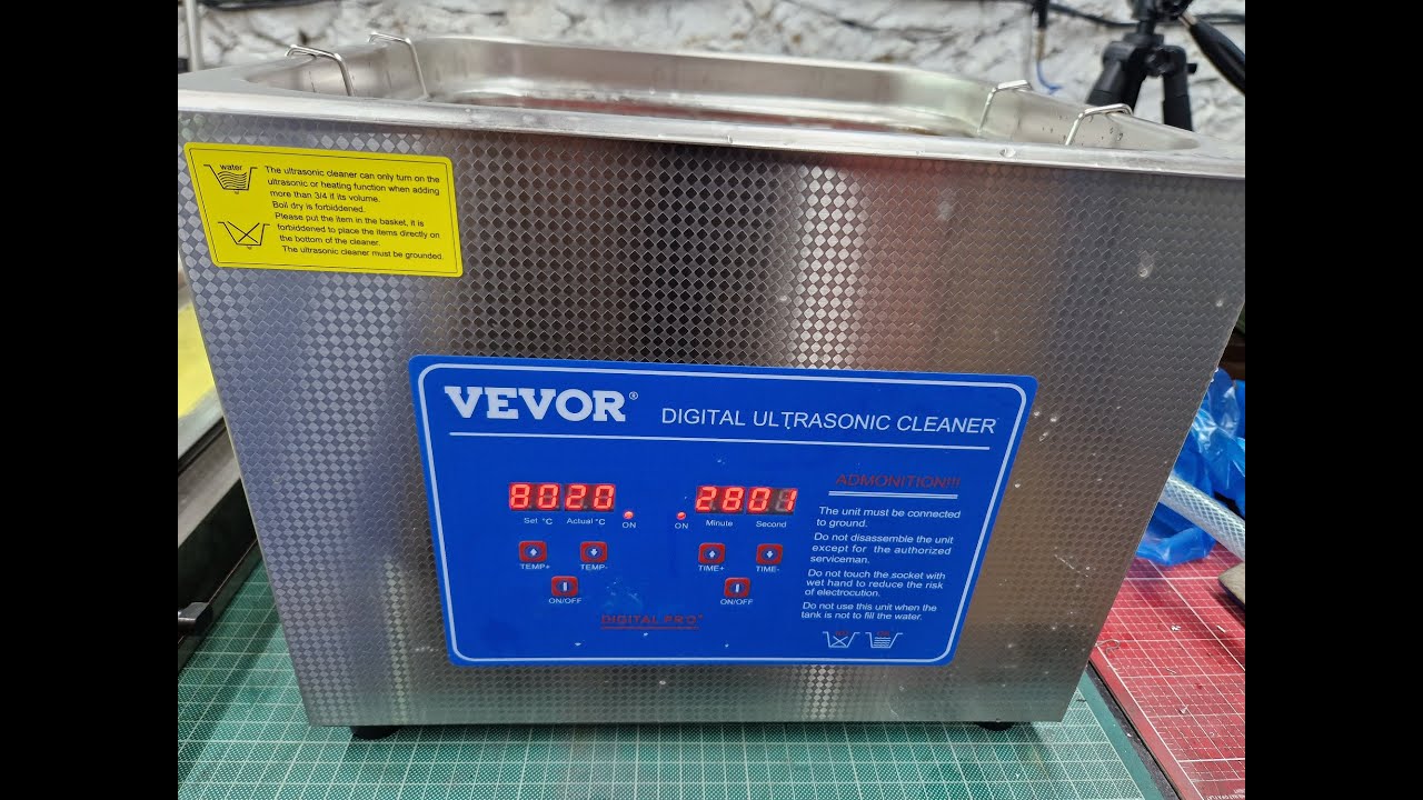 Limpiador Ultrasonidos Cuba Inox 15 litros . Impresionantes Resultados De  Limpieza 