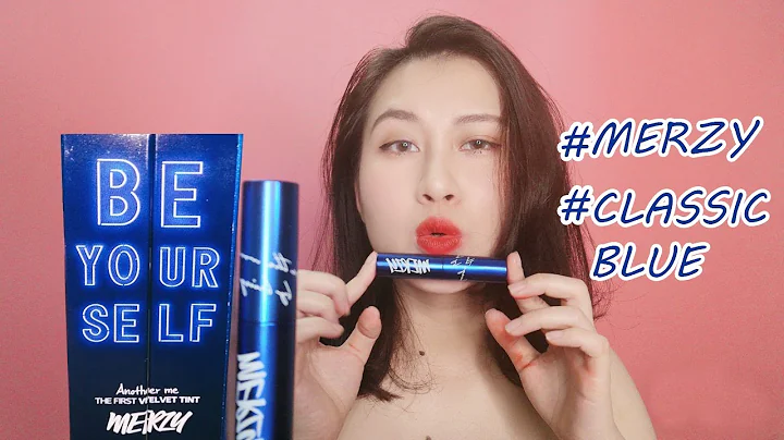 (REVIEW+GIVEAWAY) Son Kem Lì Merzy The First Velvet Tint Limited Edition #V6 (Classic Blue)|CHLOE DO