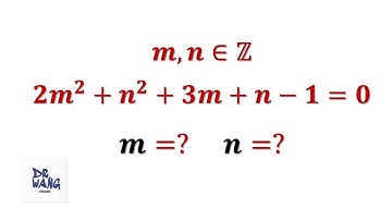 Can You Find the Integer Solutions for m and n Just From One Equation? | Olympiad Math