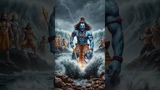 Lord Shiva parts the sea/shiva/shivji #shiva #shivatandav #shivtandavstrotam#bholenath #bholeshankar