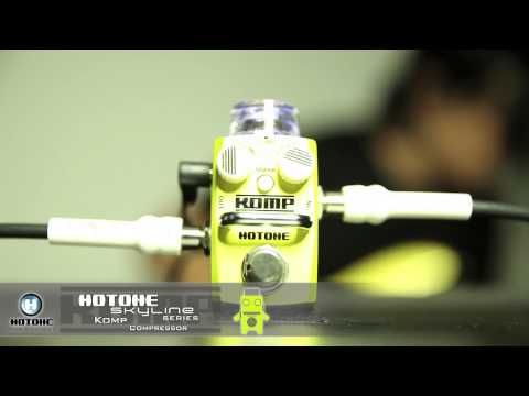 Hotone Komp Compressor Pedal demonstration by Guitarcube