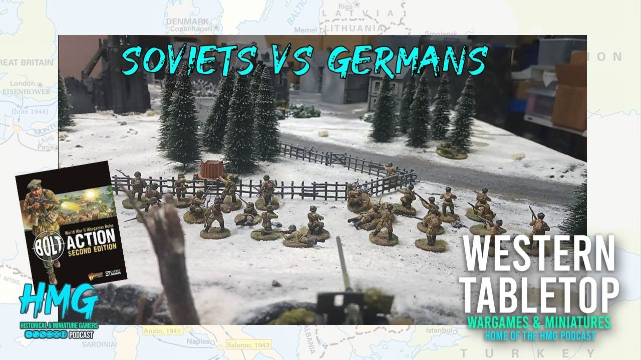 Bolt Action Battle Report Soviets vs Germans YouTube