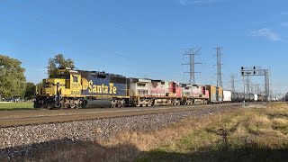 Mini Chase of BNSF 3167 on Y-HOD303 and M-CHIGAL from Hodgkins to Lemont, IL! 10/19/19