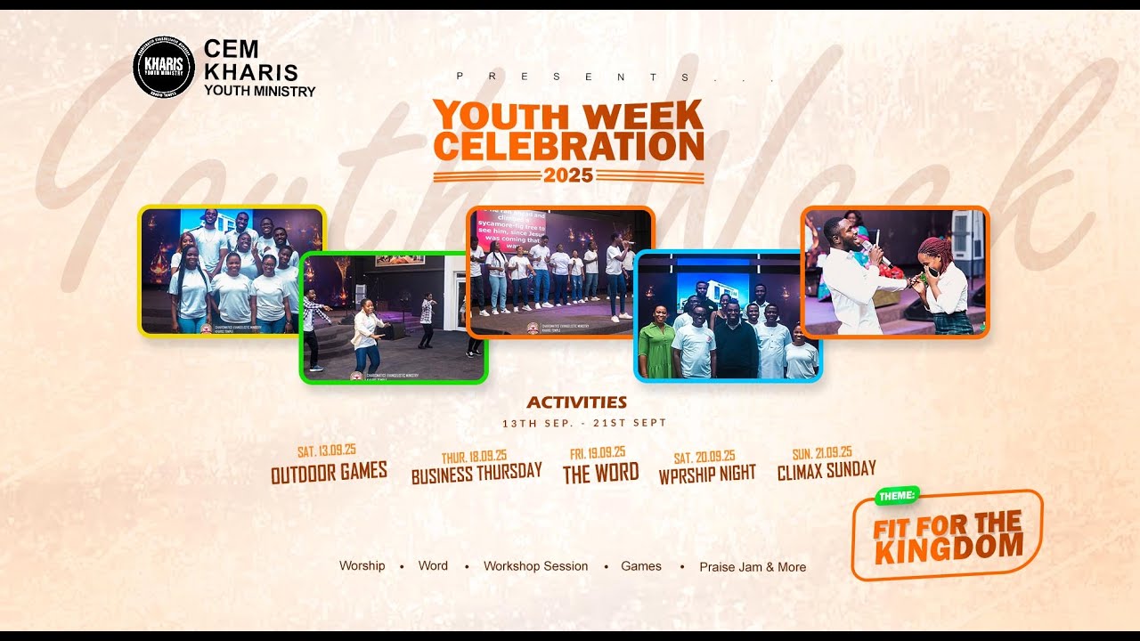 YOUTH WEEK CELEBRATION - WORSHIP NIGHT || SEPTEMBER 20 2025 - YouTube