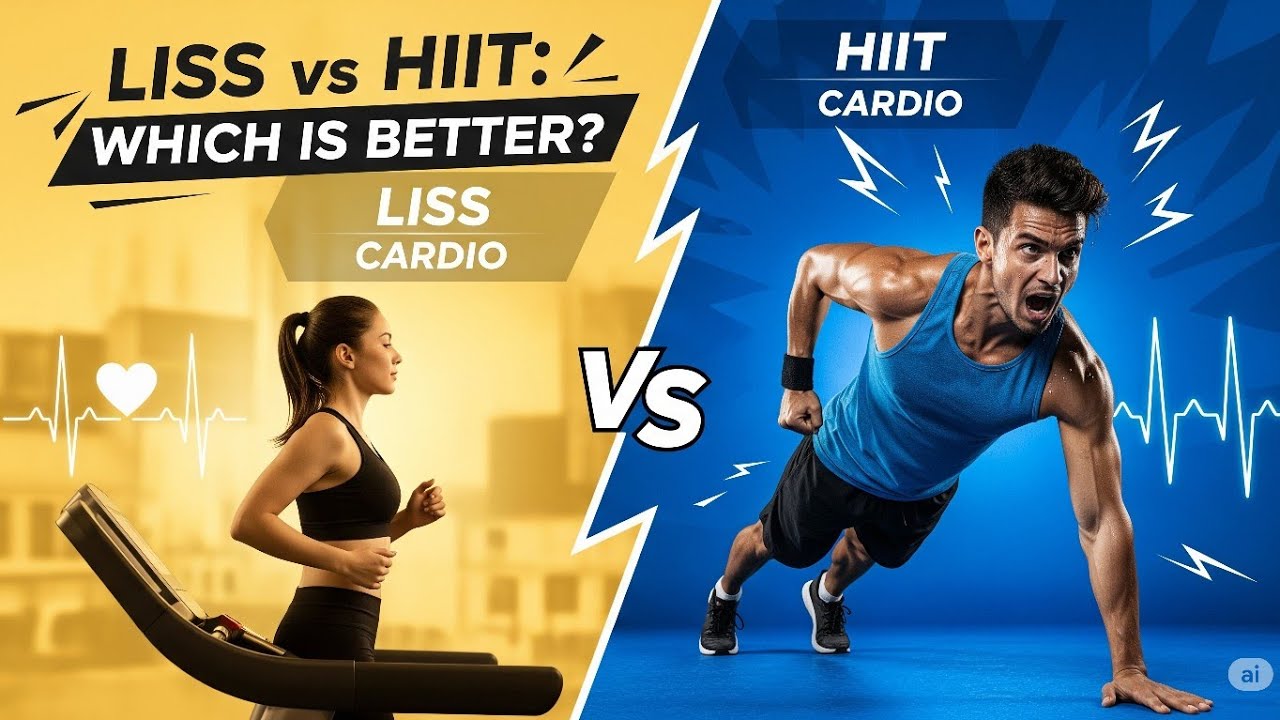 LISS vs. HIIT: Konsa Cardio Hai Sabse Best? (Fatafat Fat Loss!) 