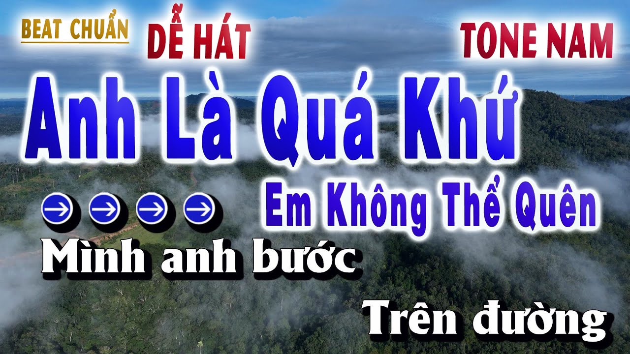 Karaoke Em Là Quá Khứ Anh Không Thể Quên Nhạc Hoa Lời Việt Hay Nhất 2025