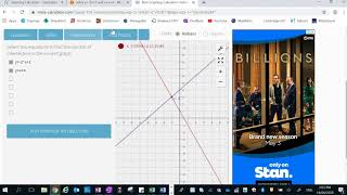 Using technology to solve linear equations