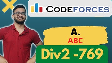 A. ABC | Level A | Codeforces  | Codeforces Round 769 | Division 2 || String
