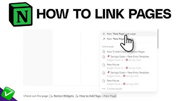 How to LINK PAGES inside Notion (2025 Updated Tutorial)