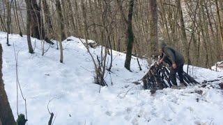 Heavy Snowfall Camping Vlog, Living Alone, Nature Beauty, Relaxing Video ASMR Camp @joyful_camping